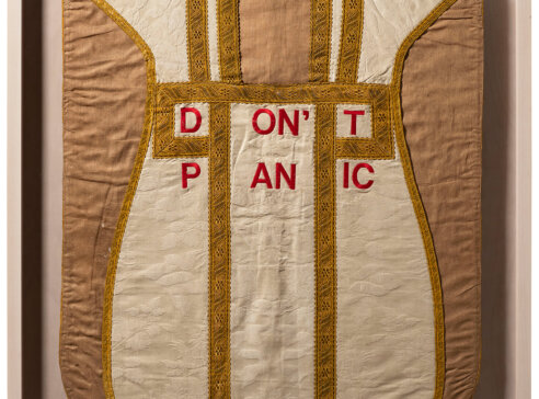 2026, látka, výšivka, 140 x 100 cm